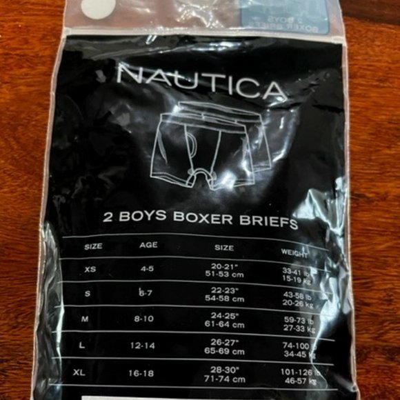 Boys Nautica Boxer Briefs Size 4/5 NWT - Picture 1 of 3